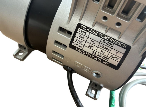 ☆美品☆  機器組込み用オイルレスコンプレッサー LS-40C AC100V 43L/min  加圧・減圧・油ポンプ コンプレッサー130565 - 8