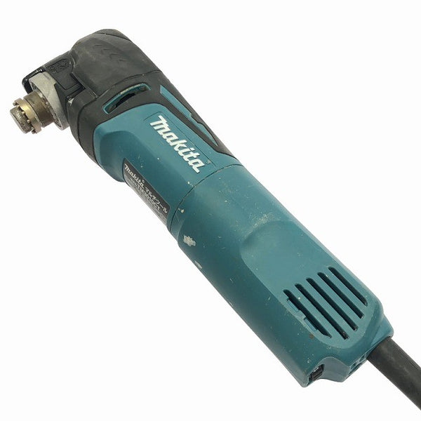 ☆中古品☆makita マキタ 100V マルチツール TM3010CT 青/ブルー 本体+パーツ+ケース カットソー マルチパワーツール136810 - 6