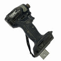 ☆中古品☆makita マキタ 18V 充電式インパクトドライバー TD173D 黒/ブラック バッテリ1個(18V 6.0Ah)付 コードレス バッテリー式127202 - 4
