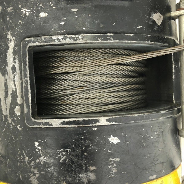 ☆中古品☆RYOBI リョービ 100V 電動ウインチ WI-61C リモコン付 荷重60kg 揚程20m 電動ウィンチ 荷揚げ機126026 - 8