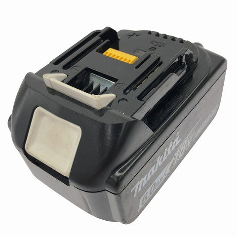 ☆中古品 充電回数14回☆makita マキタ 18V 6.0Ah 純正 リチウムイオンバッテリー BL1860B 残量表示付 雪マーク135743 - 0