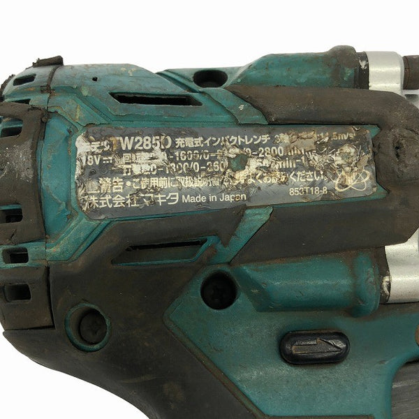 【送料無料☆彡訳あり品】makita マキタ 18V 充電式インパクトレンチ TW285D 本体のみ 締め付け127720 - 8