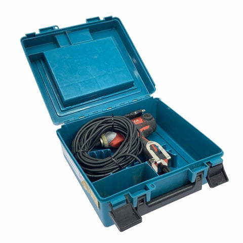 ☆中古品☆makita マキタ 100V インパクトドライバー モデル6955SPKR 赤/レッド ケース付き コード式 締め付け 電動工具124180 - 0