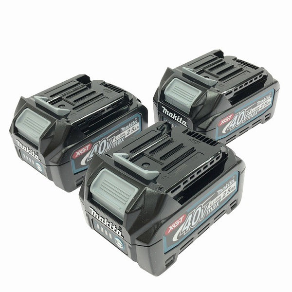 ☆未使用 3点セット☆makita マキタ 40Vmax 2.5Ah 純正リチウムイオンバッテリー BL4025 リチウムイオン電池 蓄電池 充電池134530 - 2