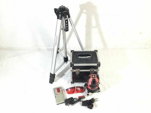 ☆比較的綺麗です☆ might マイト工業 レーザー墨出し器 MLA-412HE 本体+受光器(MK-50)+パーツ+三脚+ケース117656 - 3