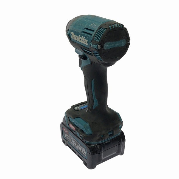 ☆中古品☆makita マキタ 40Vmax 充電式インパクトドライバ TD002GRDX 青/ブルー バッテリー2個(40Vmax 2.5Ah)充電器+ケース118701 - 7