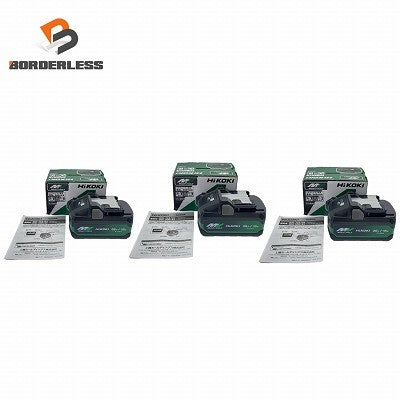 ☆未使用品3点セット☆HiKOKi ハイコーキ 36V 4.0Ah 純正 マルチボルトバッテリー BSL36B18X×3 リチウムイオンバッテリー 蓄電池