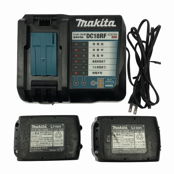 ☆中古美品☆makita マキタ 18V 充電式インパクトドライバー TD173DRGXO バッテリー2個(18V 6.0Ah)充電器 ケース付 締付け113727 - 10