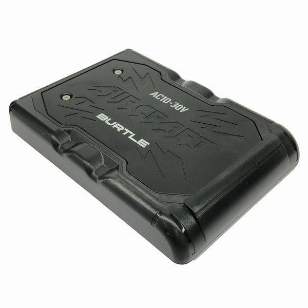 ☆中古品☆ BURTLE バートル 30V エアークラフト専用バッテリーファンセット AC10 AC10-1 黒/ブラック 充電ケーブル136993 - 7