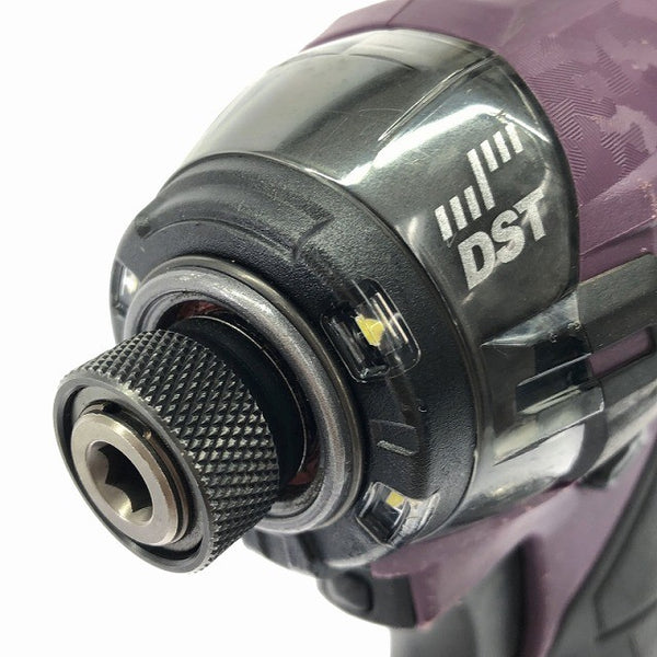 ☆極美品☆makita マキタ 40Vmax 充電式インパクトドライバー TD002GDXAP 紫/パープル バッテリ2個(2.5Ah) 充電器 ケース付134236 - 8