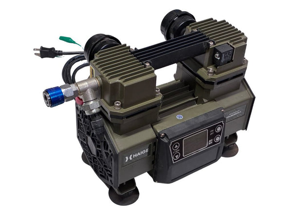 ☆美品☆ HAIGE ハイガー 100V 超小型エアーコンプレッサー HG-DC880N1 静音 エアコンプレッサー エアーツール エア工具135530 - 2