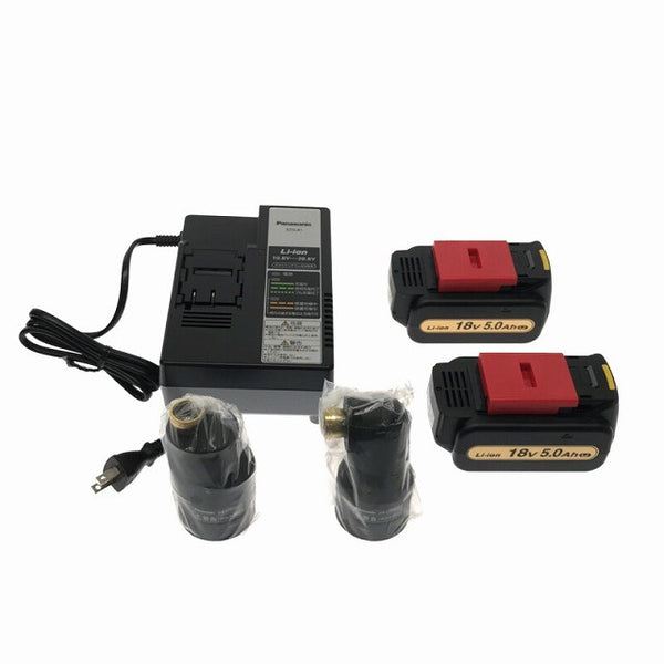 ☆未使用品☆Panasonic パナソニック 18V 充電式インパクトドライバー EZ1PD1T1G アタッチメント バッテリー2個(18V 5.0Ah) 充電器136549 - 9