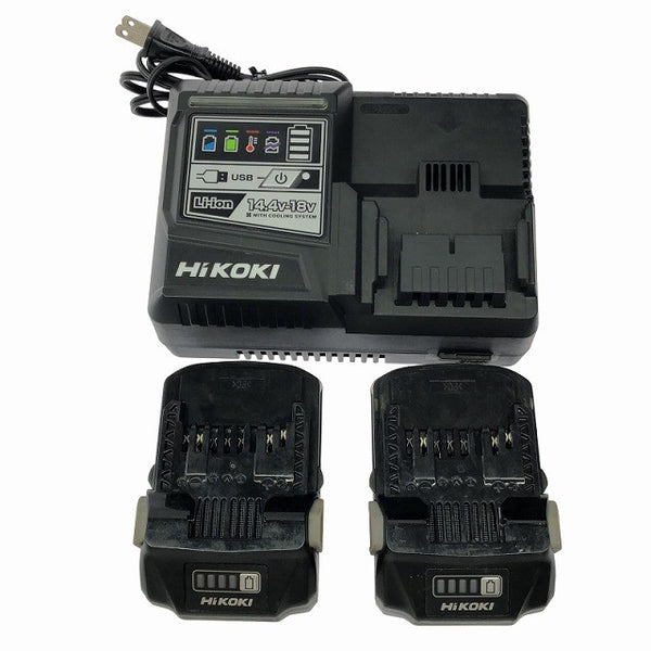 ☆中古品☆HiKOKI ハイコーキ 36V コードレスインパクトドライバー WH36DA 2XPB マルチボルトバッテリー2個 充電器 ケース付き134482 - 10
