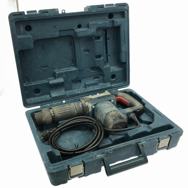 ☆中古品☆BOSCH ボッシュ 六角軸 破つりハンマー GSH5X アース棒アダプタ A-47276 ケース付 はつり機 ハツリ機137222 - 2