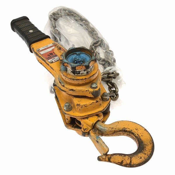 ☆中古品 2個セット☆KITO キトー レバーブロック L5形 LB016 2個 荷重1.6ton 揚程1.5m レバーホイスト ガッチャ 荷締め 荷揚げ133153 - 3