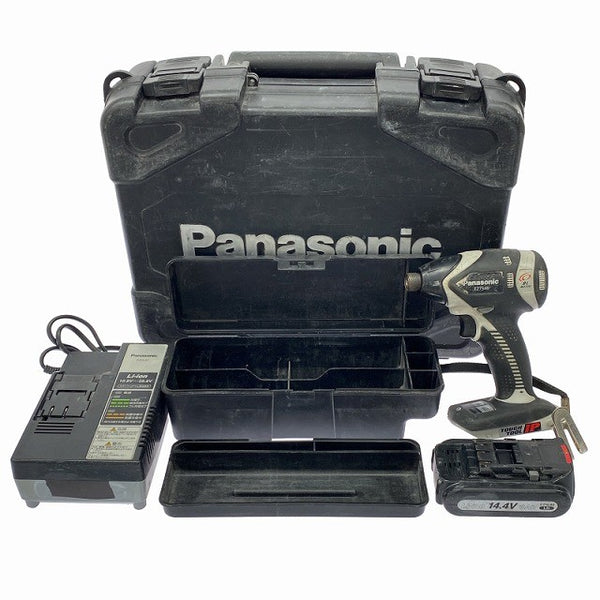 ☆中古品☆Panasonic パナソニック 14.4V 充電インパクトドライバ EZ7546 バッテリー(14.4V 3.0Ah) 充電器付き 電動工具130393 - 3