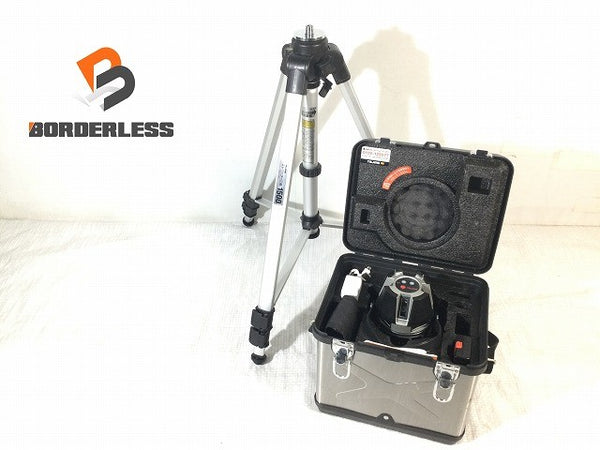 ☆美品☆TAJIMA タジマ グリーンレーザー墨出し器 ゼロブルー ジンバルKJC ZEROBL-KJC 受光器 三脚 バッテリ1個 ケース付120501 - 1