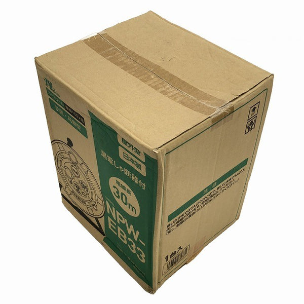☆未使用品☆ NICHIDO 日動工業 100V 30m 電工ドラム  NPW-EB33 防雨 防塵型 VCT2.0mm2×3芯 屋外用 コードリール135895 - 5