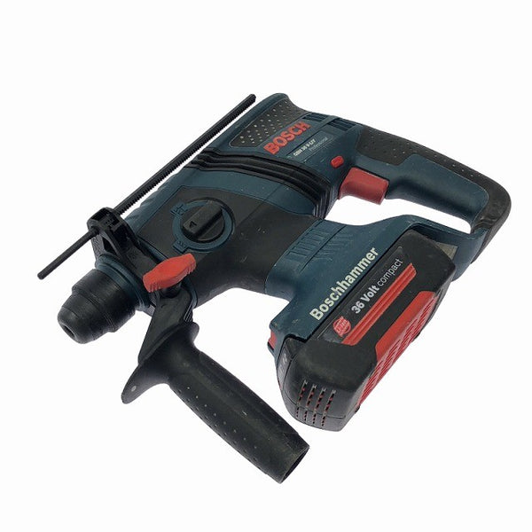 ☆比較的綺麗☆ BOSCH ボッシュ 36V 充電式ハンマドリル GBH36V-LIY 充電器 純正バッテリー2個付 ケース SDSプラス126327 - 4