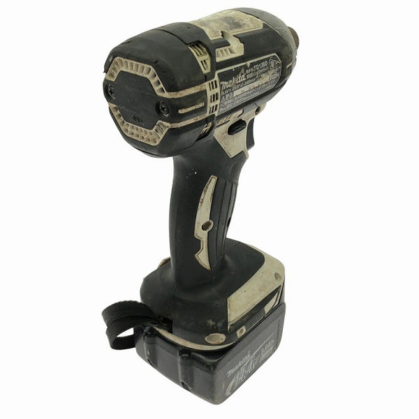 ☆中古品☆makita マキタ 14.4V 充電式インパクトドライバー TD138D バッテリ2個(14.4V3.0Ah) 充電器 ケース付 コードレス 電動工具133835 - 6