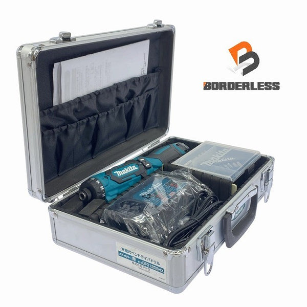 ☆極美品☆ makita マキタ 7.2V 充電式ペンドライバドリル DF012DSHX 青/ブルー バッテリー2個(1.5Ah)充電器+パーツ+ケース - 2