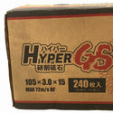 ☆未使用240枚 RESITON レヂトン ハイパーGS 105×3.0×15 粒度46BF 般鋼・ステンレス両用 ディスクグラインダー用 研削砥石135732 - 10