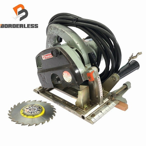 ☆中古品☆makita マキタ 100V 小型ミゾキリ 3003A 溝切りカッター 小穴カッター 胴縁カッター 大工道具 電動工具 木材加工 溝加工