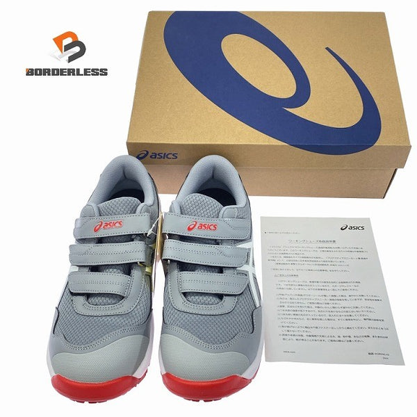 ☆未使用品☆ASICS アシックス プロスニーカー WINJOB CP215 1273A079-020 WIDE 26.5cm シートロック ホワイト 安全靴 作業靴118010 - 1