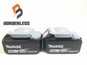 ☆未使用品2個セット☆makita マキタ 18V 6.0Ah 純正 リチウムイオンバッテリー BL1860B 残量表示付 リチウムイオン電池 ※箱なし117733 - 1