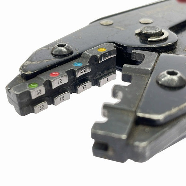 ☆中古品3点☆ デンサン 圧着工具 DC-1213 ロブスター 圧着工具 絶縁被覆付閉端接続子用 AK-25MA ワイヤーストリッパー LS-55127866 - 7