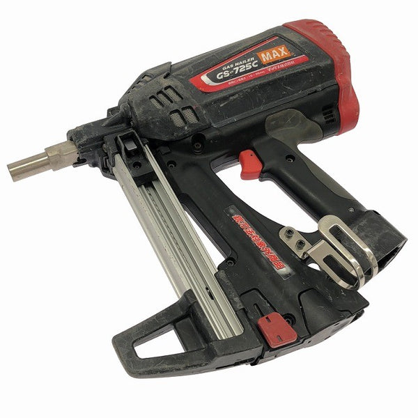 ☆中古品☆ MAX マックス 6V 充電式ガスネイラ GS-725C 本体+バッテリー2個(1.5Ah)充電器+パーツ+ケース133177 - 4