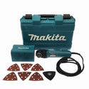 ☆中古品☆ makita マキタ 100V マルチツール TM301CT 青/ブルー 本体+パーツ+ケース130791 - 3
