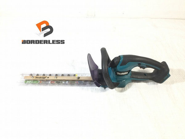 ☆中古品☆makita マキタ 18V 充電式ヘッジトリマー MUH307D 本体のみ 刃物長300mm コードレス 生垣バリカン 植木バリカン 造園131209 - 1