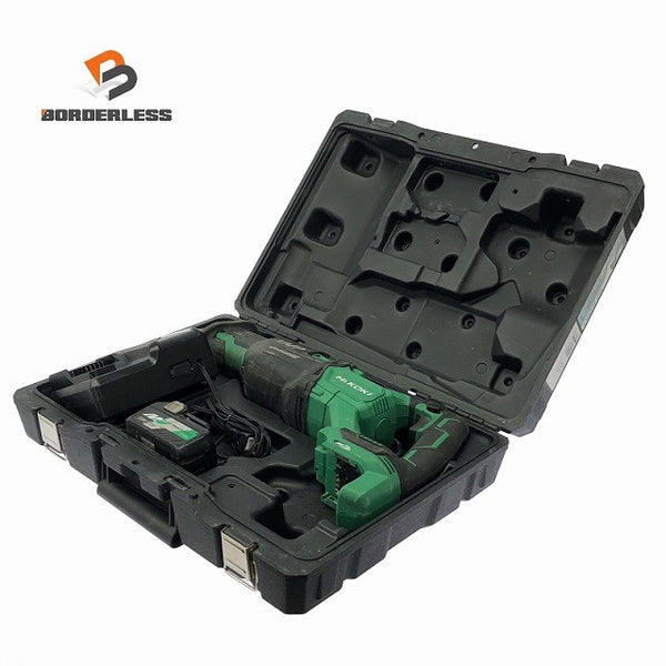 ☆中古品☆HiKOKI ハイコーキ 36V コードレスセーバソー/セーバーソー CR36DA XP バッテリー1個(BSL36A18) 充電器 ケース付123249 - 1