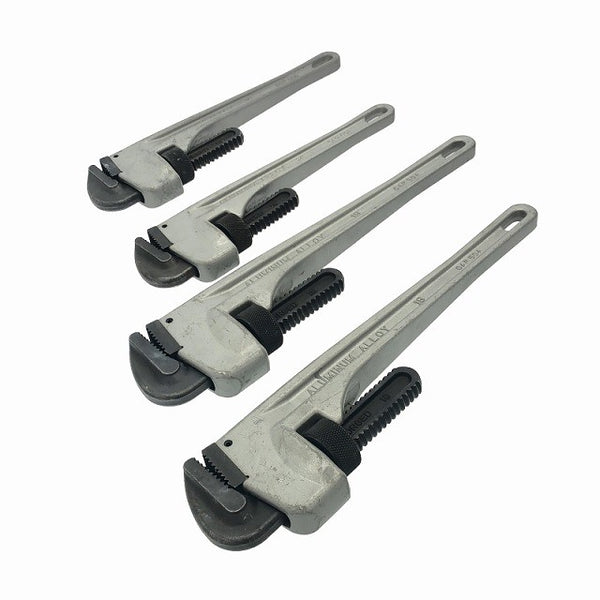 ☆比較的綺麗6本セット☆MCC 松坂鉄工所 アルミパイプレンチ PW-AL 350mm×2本 450mm×2 500mm×2 パイレン アルミ製116931 - 2