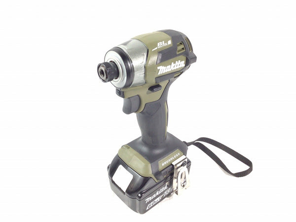 ☆未使用品 ケース不良☆makita マキタ 18V 充電式インパクトドライバ TD173DRGXO オリーブ バッテリー2個(18V 6.0Ah)充電器135483 - 3