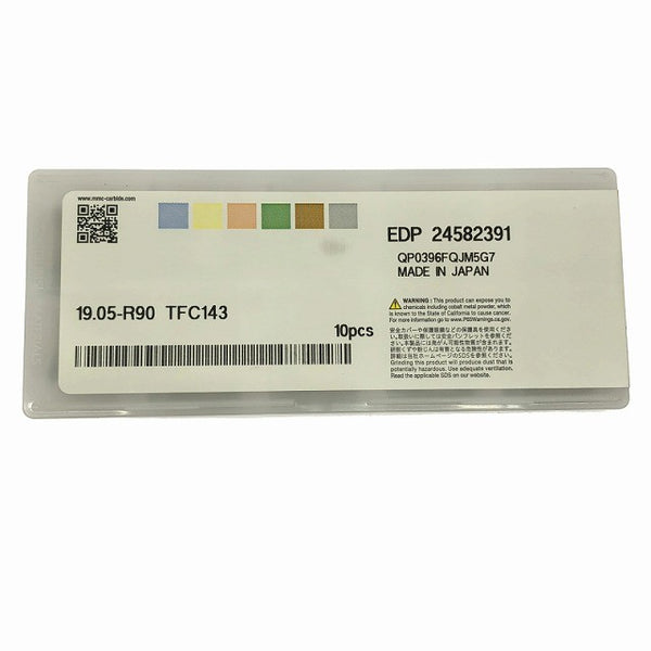 ☆未使用品☆MITSUBISHI 三菱マテリアル 切削用インサート 10個入り 19.05-R90 TFC143 切削チップ 切削加工134361 - 7
