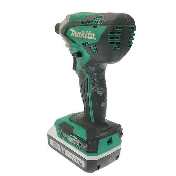 ☆中古品☆makita マキタ 18V 充電式インパクトドライバー MTD002DSX バッテリ2個(1.5Ah) 充電器 ケース付 コードレス DIY/日曜大工 - 7