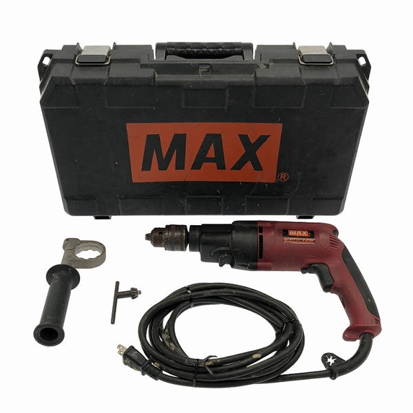 ☆中古品☆ MAX マックス 100V 振動ドリル PK-V201 本体+パーツ+ケース 穿孔 穴あけ 建設 現場 - 3