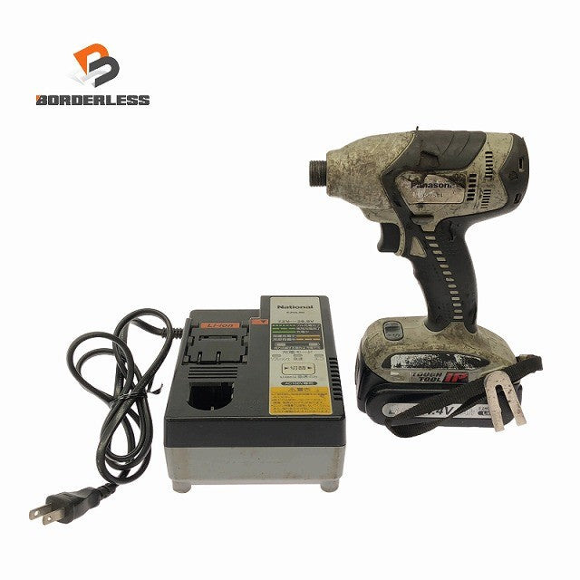 ☆中古品☆Panasonic パナソニック 14.4V 充電式インパクトドライバー EZ7544 バッテリ1個(3.0Ah)充電器付  コードレス129058