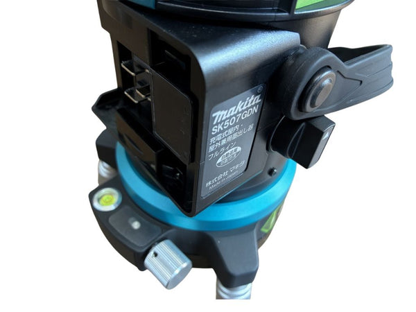 ☆未使用品 セット☆makita マキタ フルライン 墨出し器 SK507GDZN 三脚 バッテリー 充電器 受光機器 ケース ダイレクトグリーン - 7