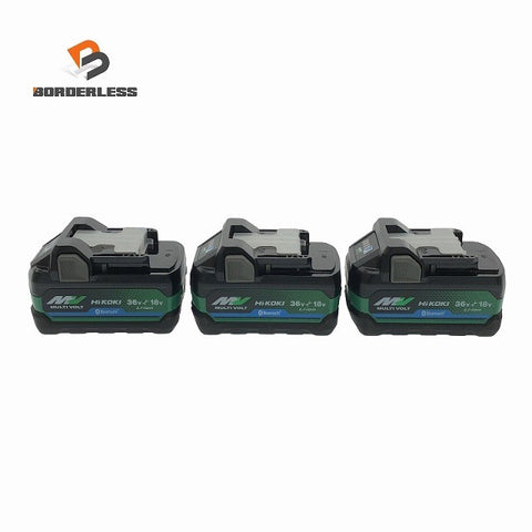 ☆未使用箱無し3個セット☆HiKOKI ハイコーキ マルチボルトバッテリー BSL36A18BX リチウムイオンバッテリー 蓄電池 充電池118243