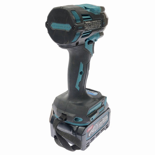☆比較的綺麗☆makita マキタ 40Vmax 充電式インパクトレンチ TW004GRDX バッテリ2個(2.5Ah) 充電器 ケース付 320N･m131998 - 6