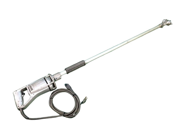 ☆中古品☆HITACIH 日立工機 100V 電気ドリル LUH-DH4 長柄付 オートケレンダー 塗装用 屋根ケレン 研磨機 ディスクサンダー130151 - 4