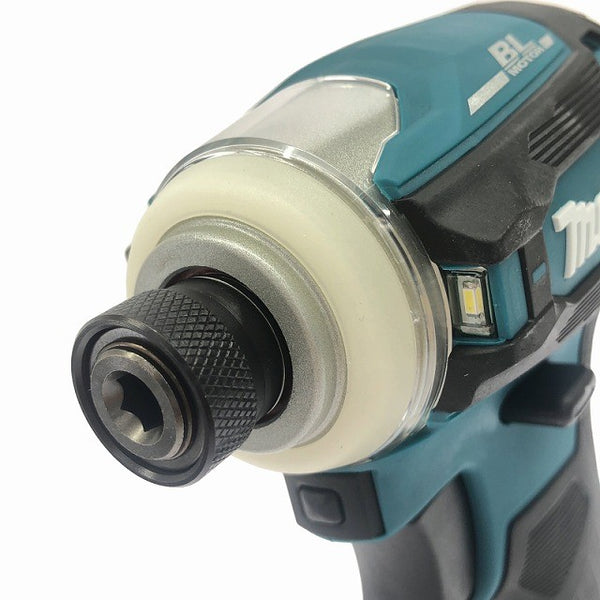☆中古極美品☆makita マキタ 14.4V 充電式インパクトドライバー TD162DRGX 青/ブルー バッテリ2個(6.0Ah) 充電器 ケース付135838 - 8