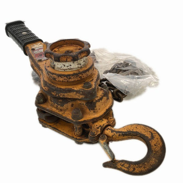 ☆中古品2点セット☆KITO キトー レバーブロック L5形 LB008 荷重0.8ton/800kg 揚程1.5m レバーホイスト ガッチャ133296 - 3