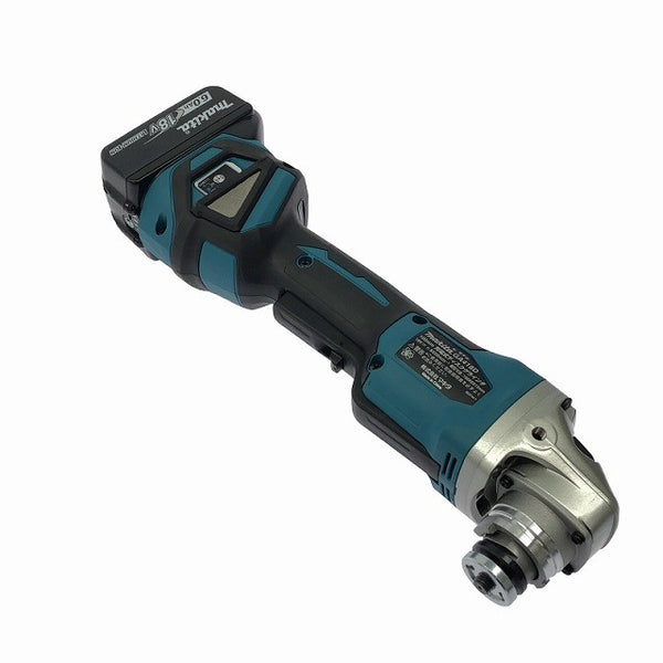 ☆未使用品☆makita マキタ 18V 100mm 充電式ディスクグラインダー GA418DRGX バッテリー2個(18V 6.0Ah) 充電器 ケース付130761 - 7