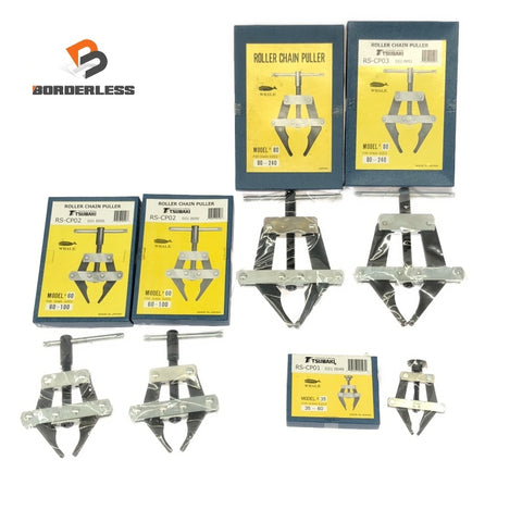 ☆未使用品5個セット☆TSUBAKI ツバキ つばき産業 チェーンプーラー #80 RS-CP03 #60 RS-CP02 #35 RS-CP01 チェーン連結工具118405