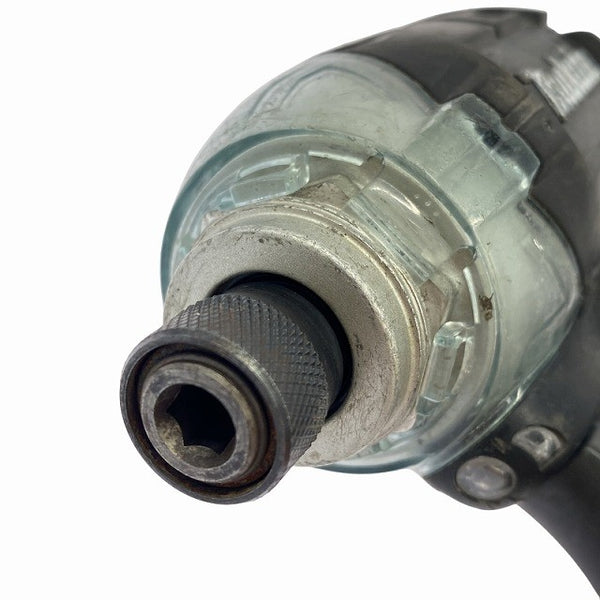 ☆中古品☆ makita マキタ 18V 充電式インパクトドライバー TD148D 黒/ブラック 本体+バッテリー2個(4.0Ah)充電器+ケース131517 - 8