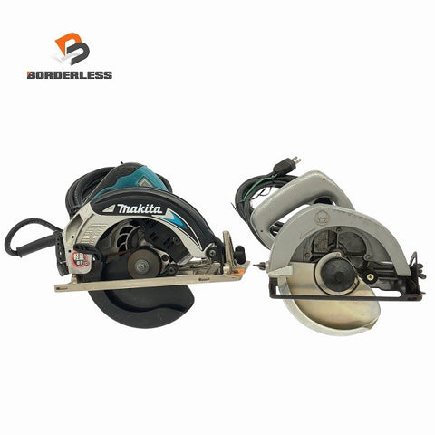 ☆中古品2点☆makita マキタ 100V 165mm 電子マルノコ 5638CBA / 160mm 6型マルノコ 5601 コード式 丸のこ 丸鋸135741